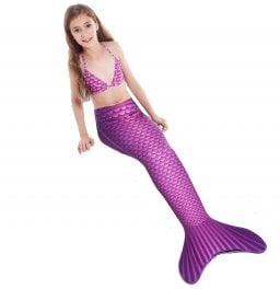 mermaid bikini purple