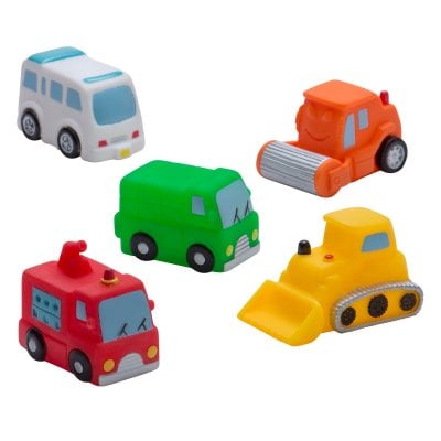 Bath toy 5-parts, Vehicles